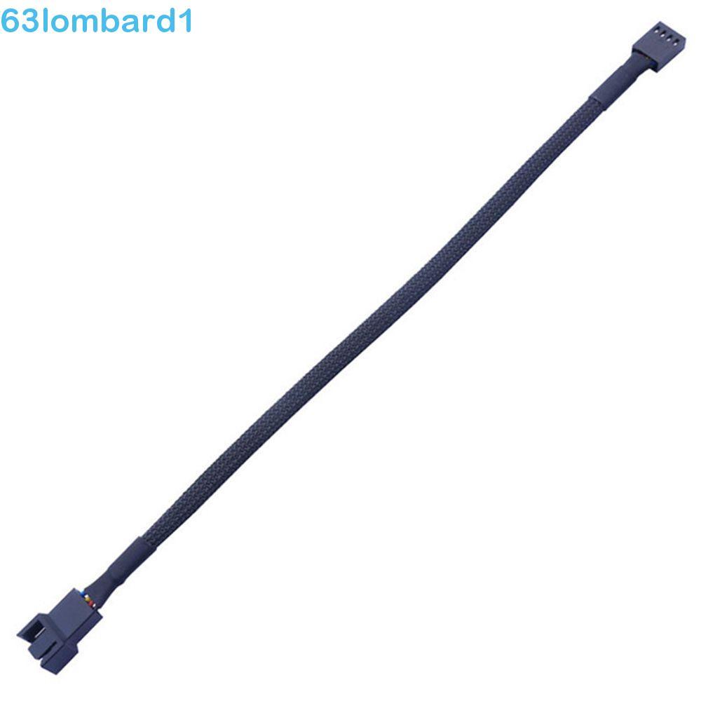 LOMBARD1 Cabo De Extensão De Ventilador 4P 1pc Plug Backword Sistema De Resfriamento CPU Conector De 3 Pinos Para De Com