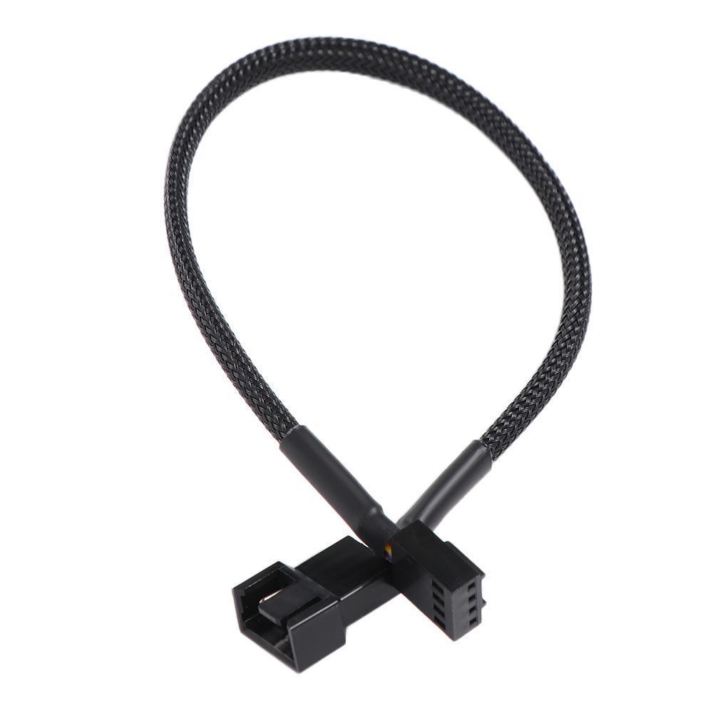 Cabo De Extensão Do Ventilador Conector Da CPU Macho Para Fêmea Plug Backword 4P Adaptador 27/42/60/80cm De 3 Pinos Comp