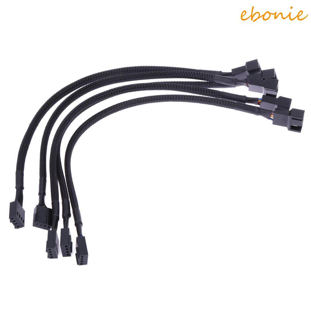 EBONIE Cabos De Alimentação De 4 Pinos Macho Para Fêmea Plug Backword Ventilador 4P Adaptador Cabo Sistema De Resfriamen