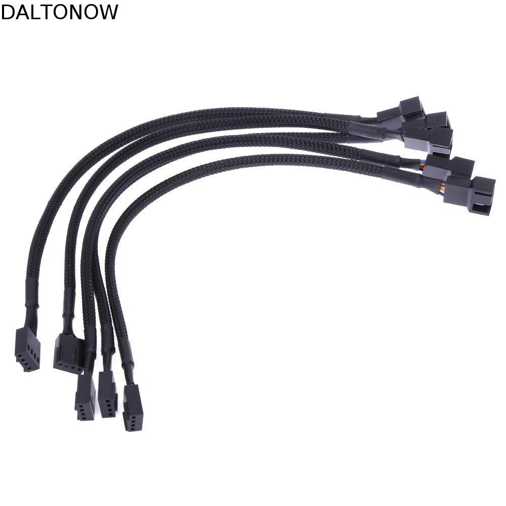 DALTONOW Cabo De Extensão De Ventilador 3P Sistema De Resfriamento Plug Backword Sleeved CPU Fan Conector De 3 Pinos Par