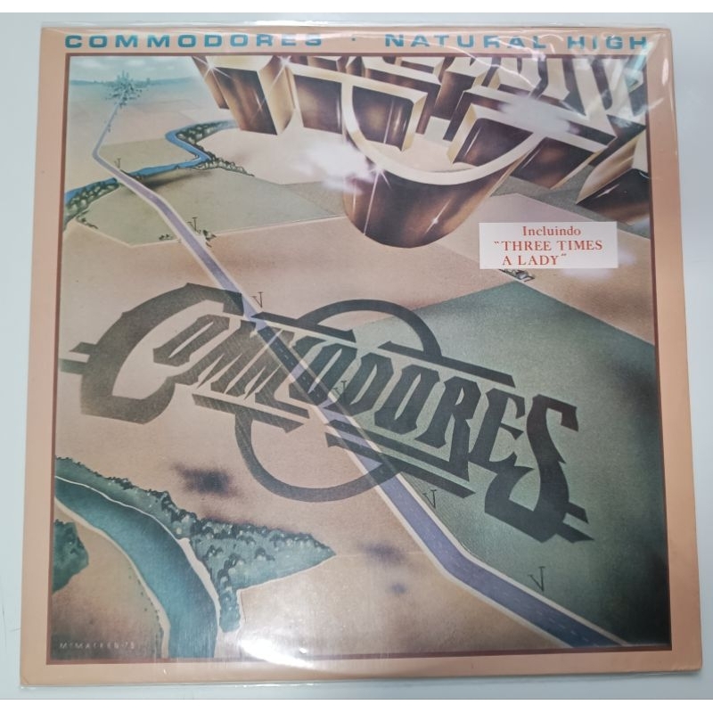 LP Commodores - Natural High, Three Times A Lady, Say Yeah, Em Ótimo Estado