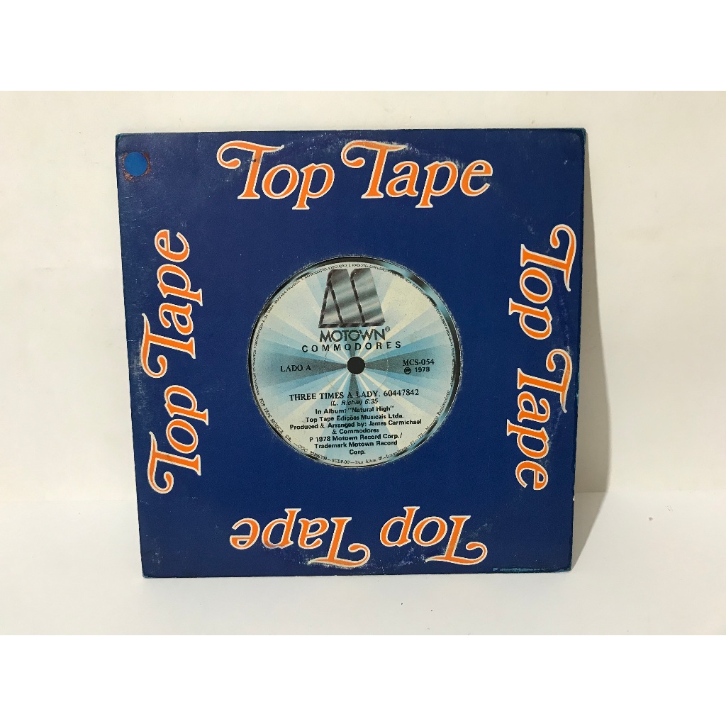 VINIL / COMPACTO Commodores - Three Times A Lady (P/ Colecionador) Raro Toca Perfeito ORIGINAL