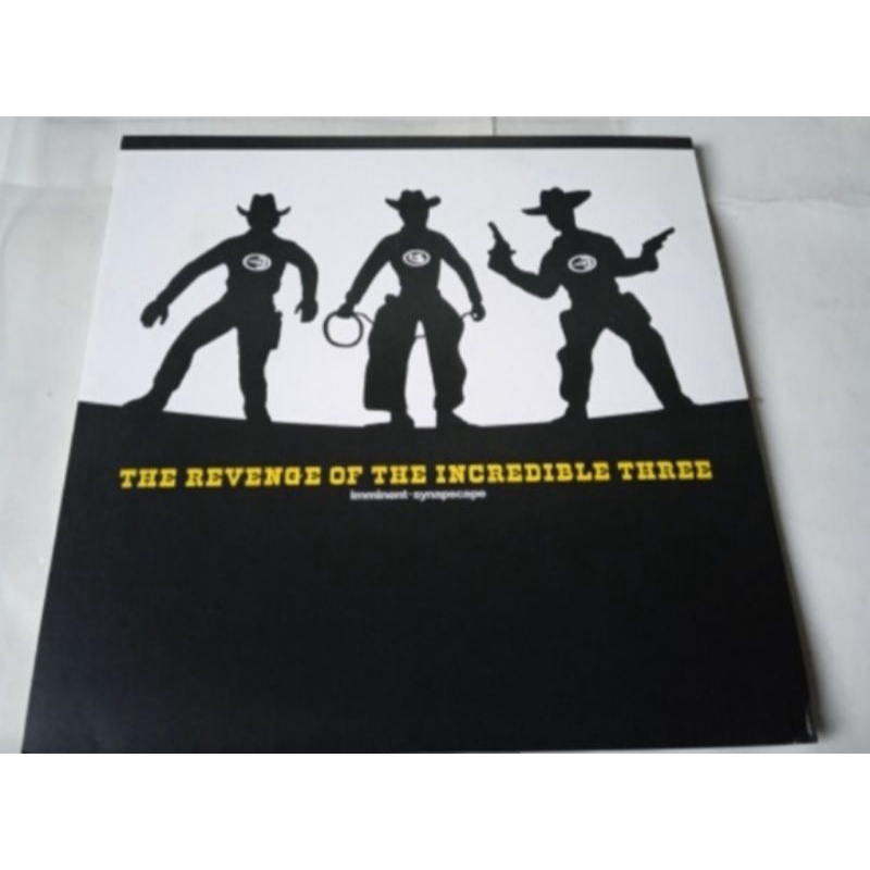 EP compacto Vinil split imminent / synapscape the revenge of the incredible three perfeito estado vinil e capa, breakbeat