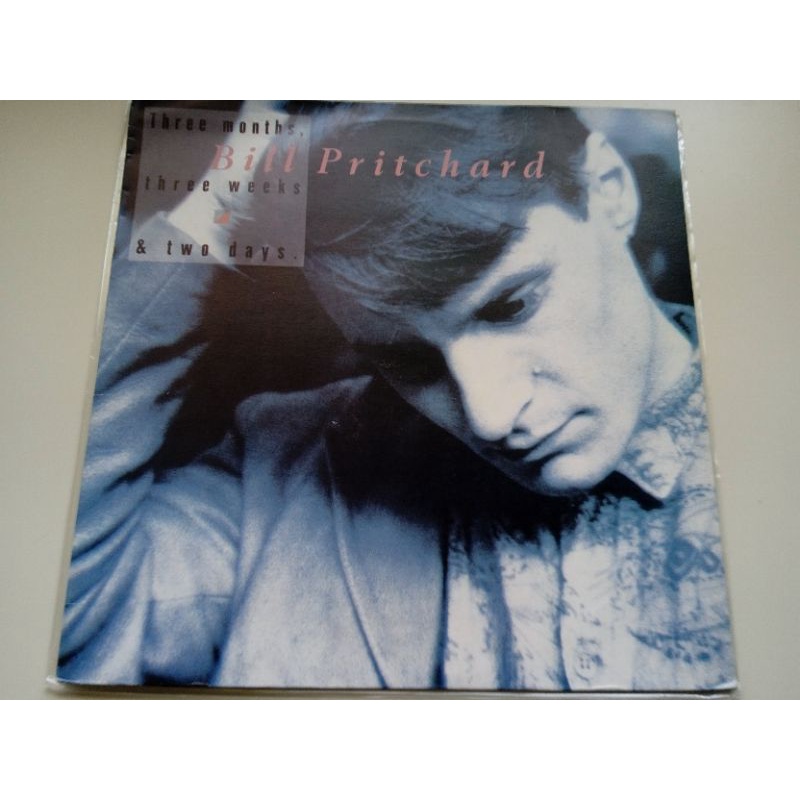 LP Bill pritchard three months three weeks and two days com encarte perfeito estado vinil e capa