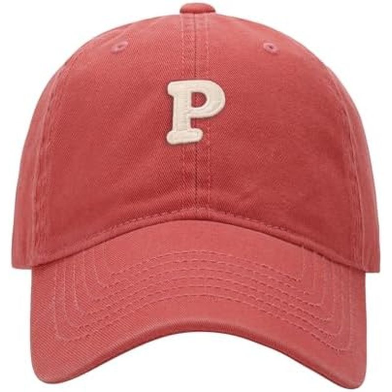Spring/Summer Letter Embroidery Versatile Casual Baseball Cap Stylish Face-Slimming Cap Sun Protection