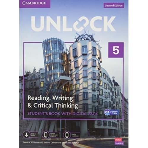 Livro Unlock Level 5 Reading, Writing and Critical Thinking Student's Book with Digital Pack