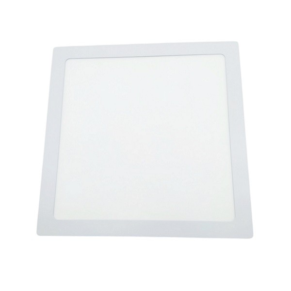 Plafon led embutir quadrado 24w 3000k 1680lm 30cm-Cristallux