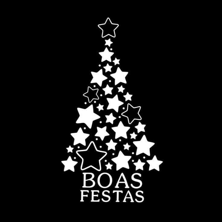 Quadro decorativo Placa MDF Árvore de Natal Preta e Branca