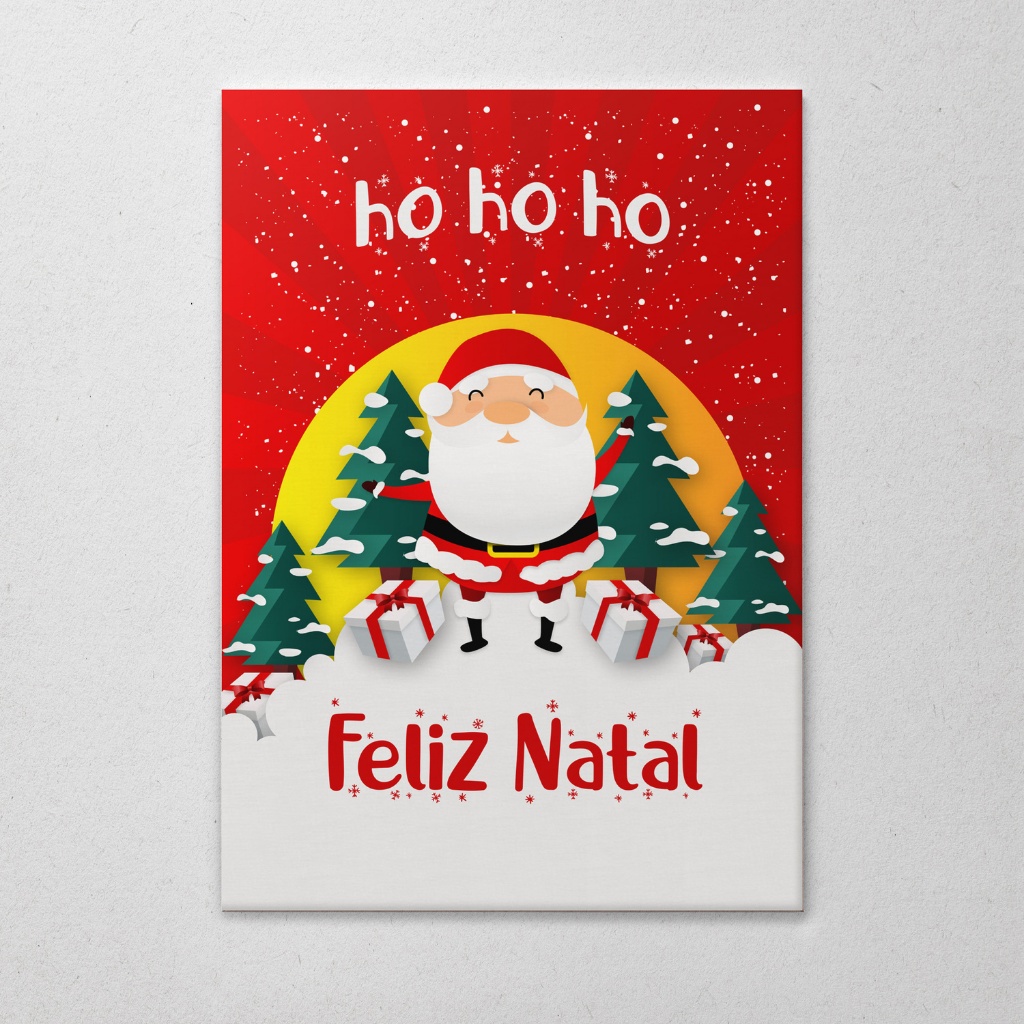 Placa Decorativa MDF Natal Quadro Natalino Decoração de Natal Quarto Sala Escritório