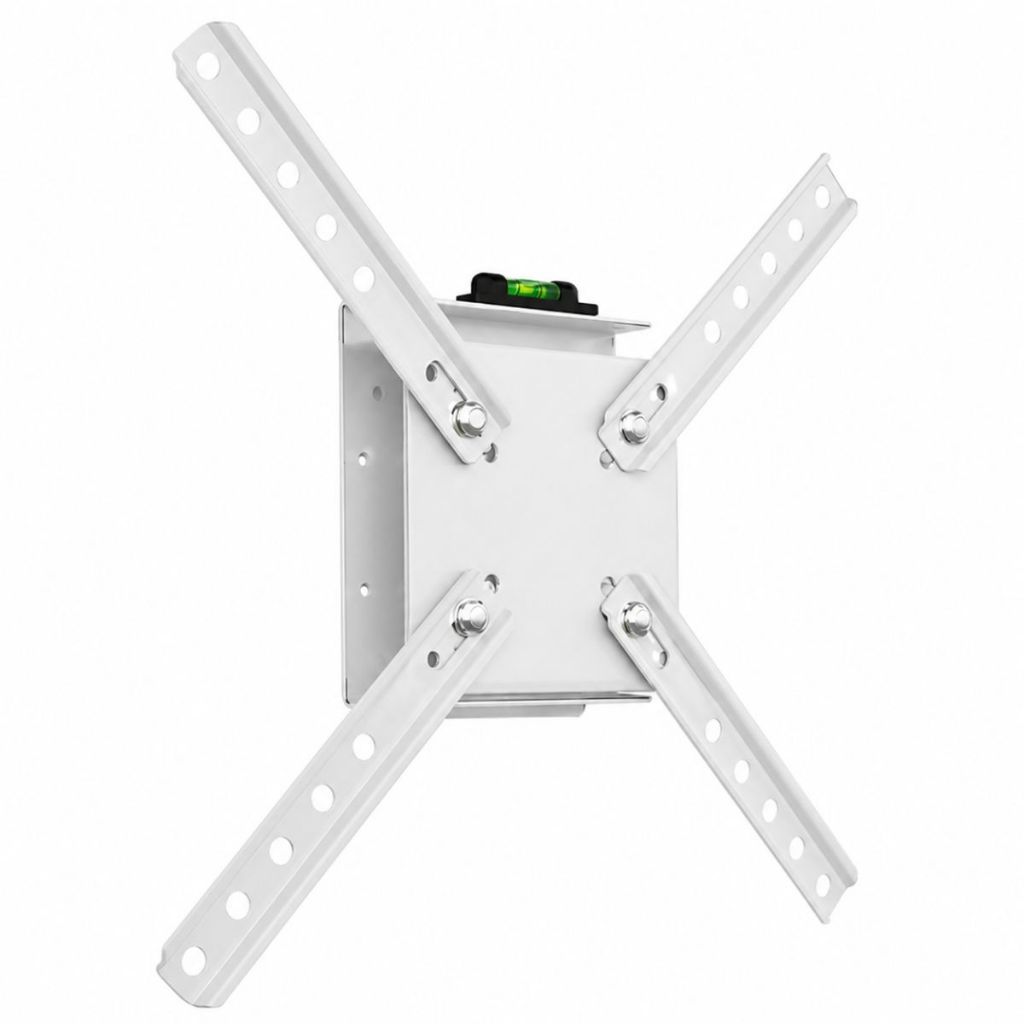 Suporte Para TV Fixo Parede Resistente 32 até 55 Polegadas Branco Quarto Sala LCD LED Plasma 4K