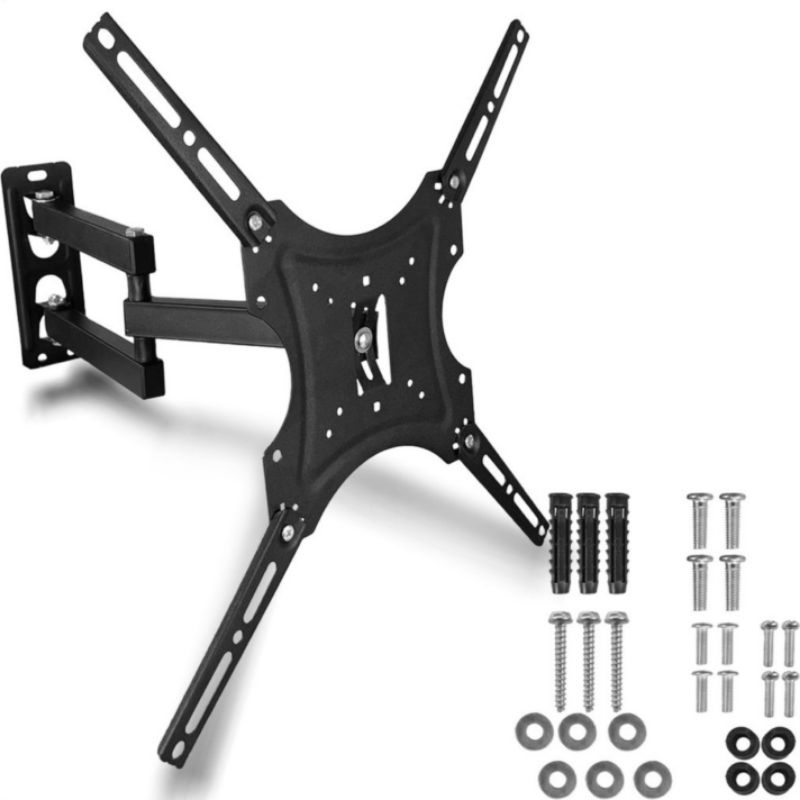 Suporte De Tv Articulado Reforçado Até 50Kg 14-55 Polegada Vesa 400 Home Design Hdl-117b-2