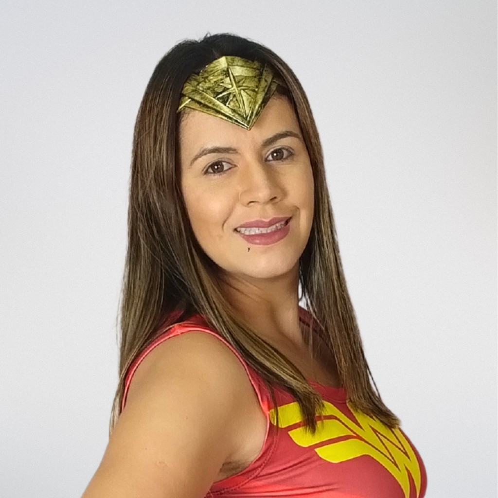 Acessórios para fantasia Tiara Mulher Amazonas Maravilhosa