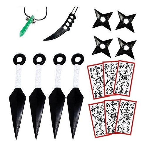 Kit Completo Com Acessórios Ninja Cosplay A Pronta Entrega