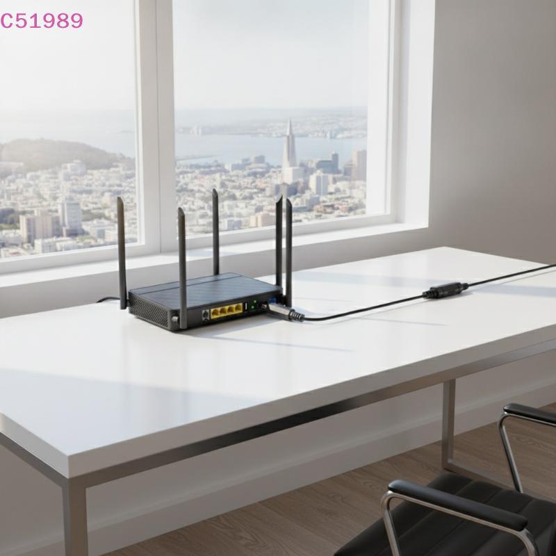 [kaan] Roteador De Reinicialização Automática Cabo De Alimentação DC 24H Ciclo Timing Chip Inteligente Durável ABS Shell