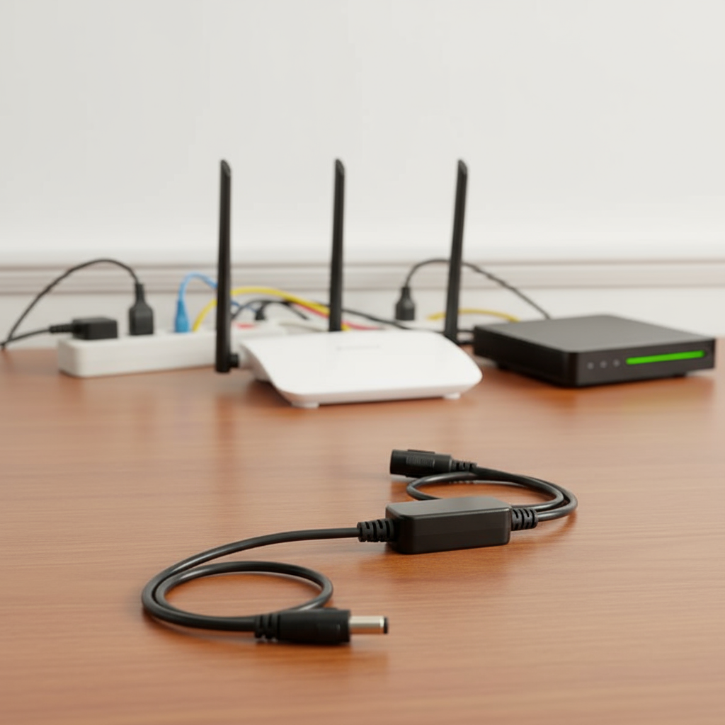 Controlador de Temporização de Roteador com Reinicialização Automática e Interruptor de Reinicialização de Energia WiFi