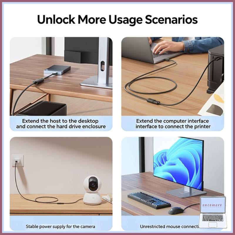 Uma Vez Extensão USB USB3 0 Para Fêmea 5Gbps Velocidade Rápida Transferência Sincronização