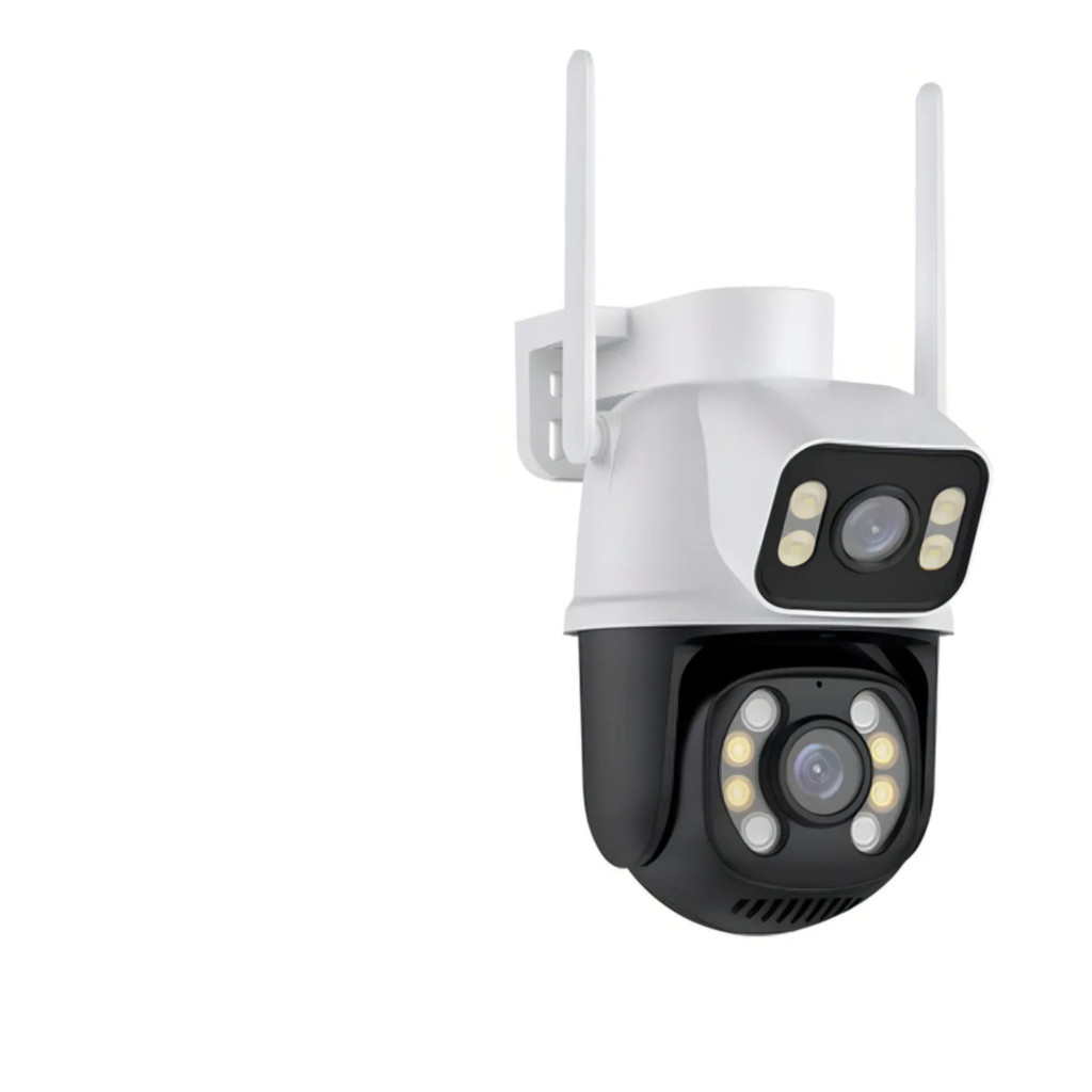 Câmera Segurança Wifi Dual Camera Ptz 1080p Visão Noturna