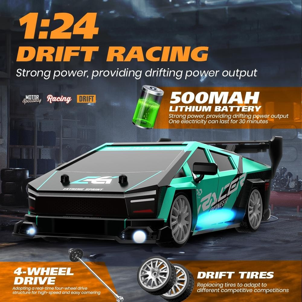 Drift Carro De Controle Remoto Pequeno AE86 Tração Nas Quatro Rodas Corrida Carregamento Brinquedo Infantil De Alta Velo