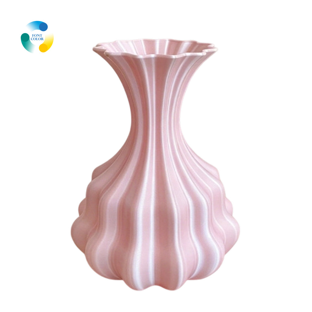 Decorative Flower Vase Minimalist for Balcony 3d Printed Modern Nordic Floral Holder for Home Room Office Decor Stylish