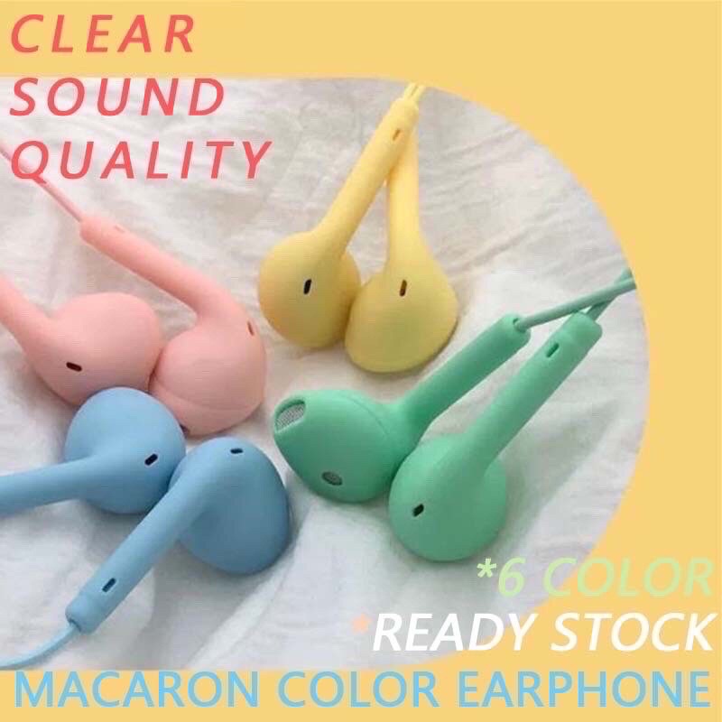Kit [Atacado 10 unidade] Fone De Ouvido Colorida Macaron Microfone De Udio Porta Til Universal De Alto Baixo De 3,5mm Fone De Ouvido Com Fio Microfone Fone De Ouvido M Vel