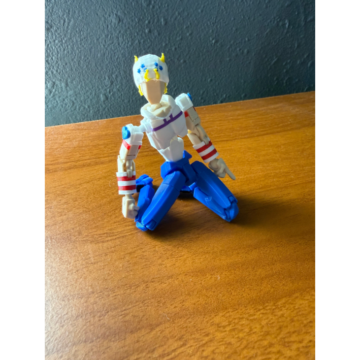 Muggora Dummy 13 Johhny Joestar JJBA P7 Steel Ball Run Brinquedo Articulado  Entregue Montado