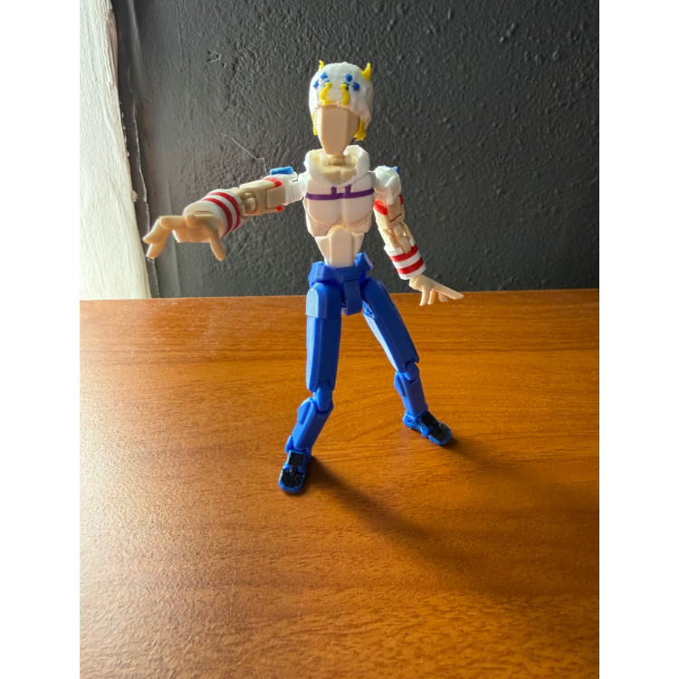 Dummy 13 Johhny Joestar JJBA P7 Steel Ball Run Brinquedo Articulado - Entregue Montado