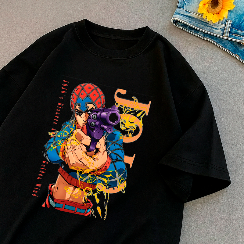 Camiseta T-Shirt Mista - JoJo's Bizarre Adventure (JJBA) Giorno