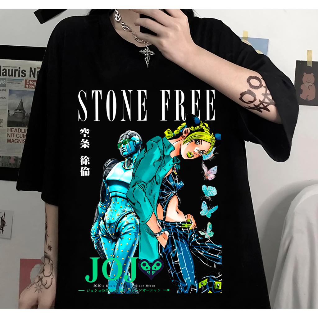 Camiseta Jolyne Cujoh - JoJo's Bizarre Adventure Anime Mangá / JJBA - 100% algodão