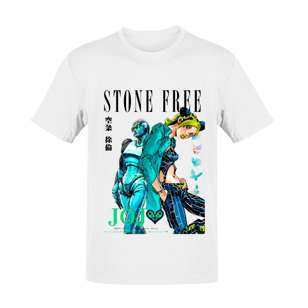 Camiseta T-shirt Jolyne Cujoh - JoJo's Bizarre Adventure Anime Mangá / JJBA