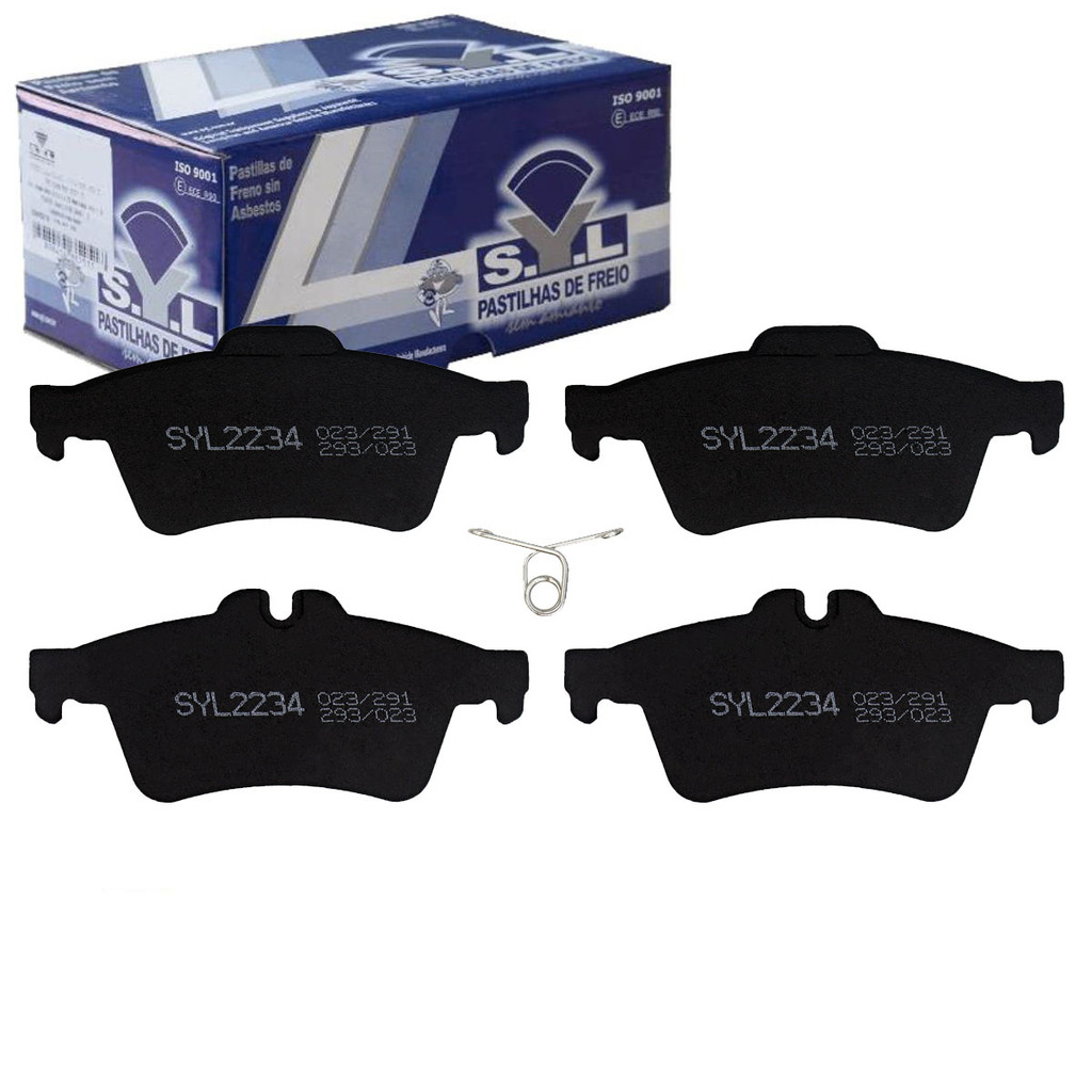 Pastilha De Freio Traseira Focus 2008 A 2013 / 508 2012 A 2014 / C30 2007 A 2011 / S40 2005 A 2009 / V40 2013 A 2019