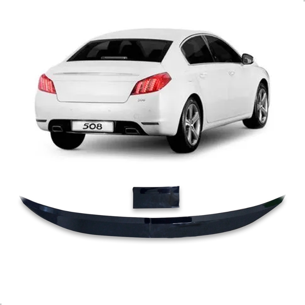 Aerofólio Para Peugeot 508 Sedan 2011 2012 2013 2014 2015 2016 2017 2018 2019 2020 2021 2022 2023 24 A 2025 Black Piano