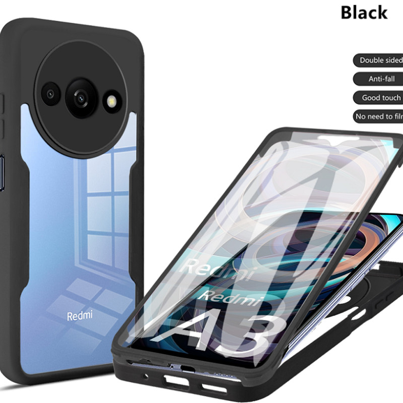 Para Redmi 15 15A 15C A7 Pro 14C 13C 13 A3 4G 5G 360 Capa De Telefone Xiaomi Poco C75 Cobertura Completa Proteção Protet