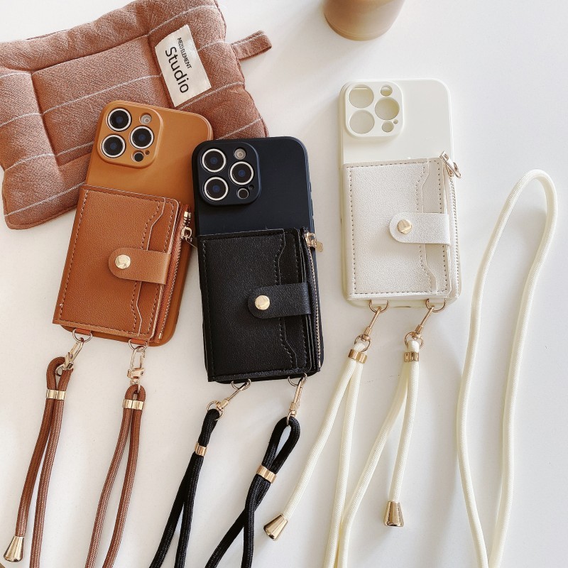 Xiaomi Mi 14T 14 T Mi14T Pro 13T 12T 11T Redmi Note 14 13 Plus 14C 13C 13 12 Carteira Com Alça Para Cartão Bolsa Crossbo