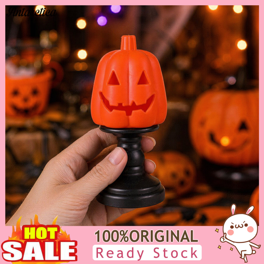 Halloween Night Light Led Candle Lamp Skeleton Eyeball Pumpkin Shapes Warm Glow Spooky Tabletop Decor for Party Festival