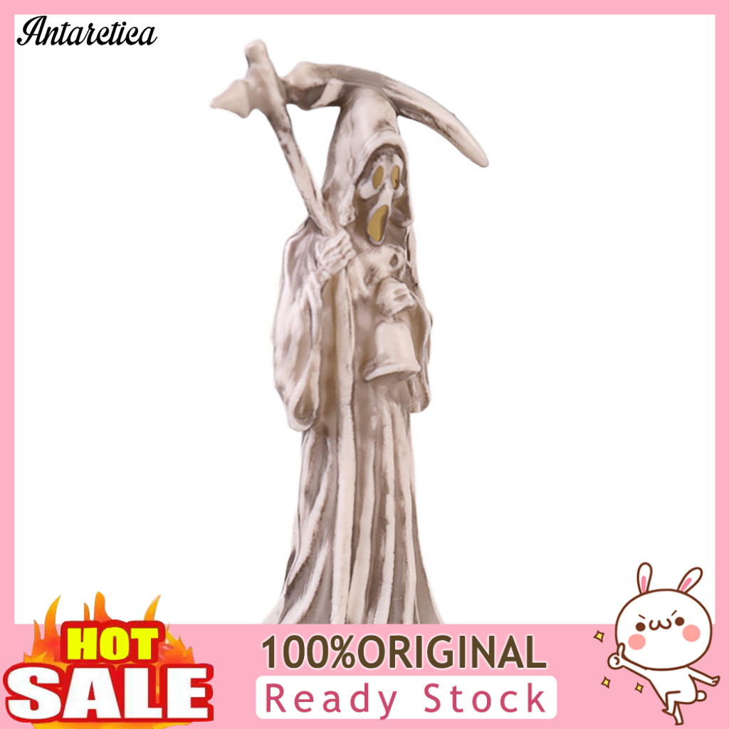 Scythe Halloween Light Grim Reaper Led Night Desktop Decor Warm Glow Spooky Ornament for Party and Home Decoration Perfe