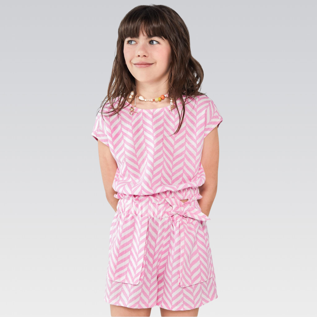 Blusa Hering Infantil Menina Algodão Linho Estampada