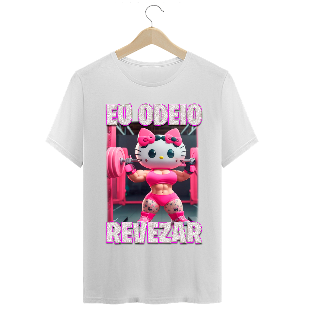 Camiseta Eu odeio revezar camisa Maromba Feminina Musculação treino fitness