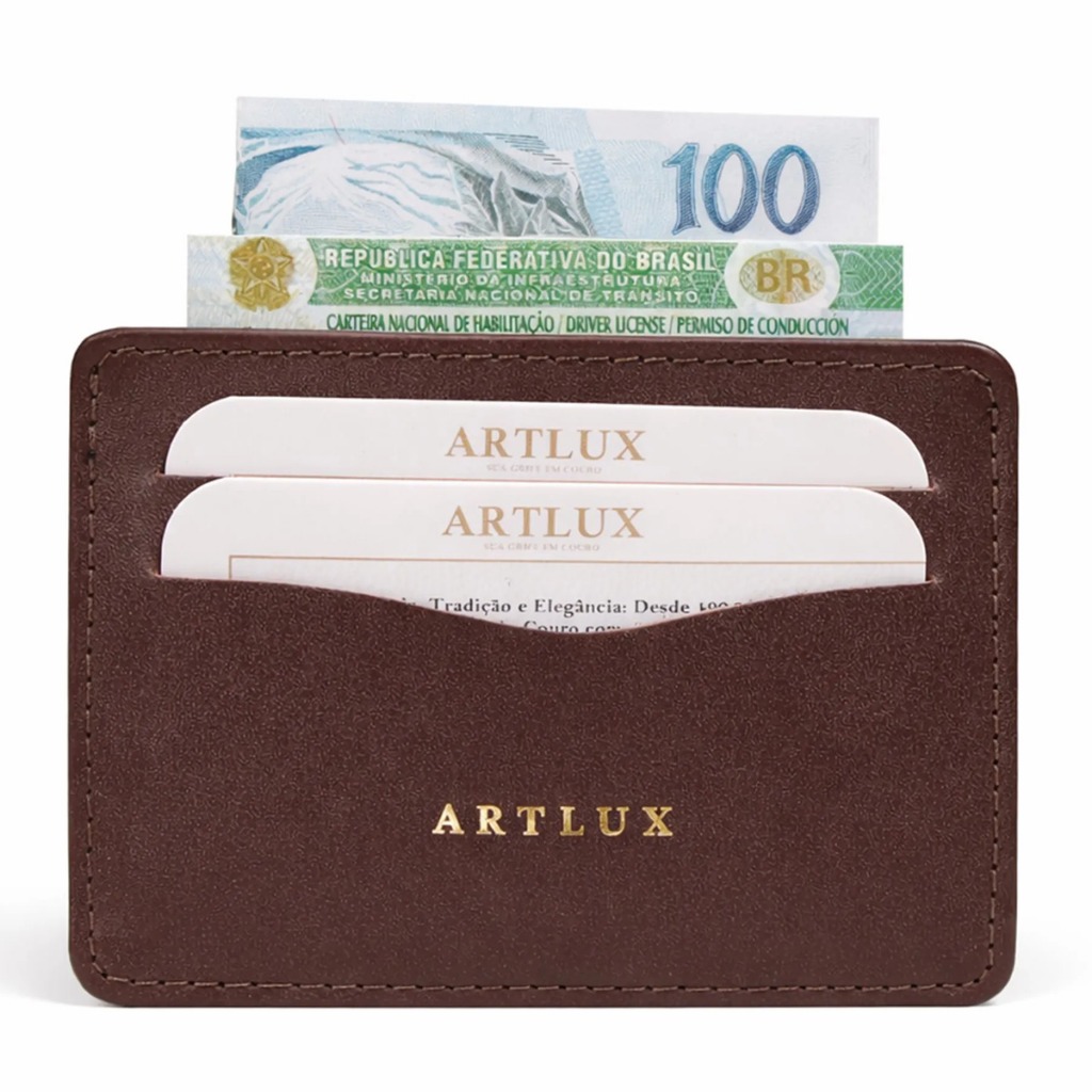 Porta Cartão e CNH em Couro Artlux 3062