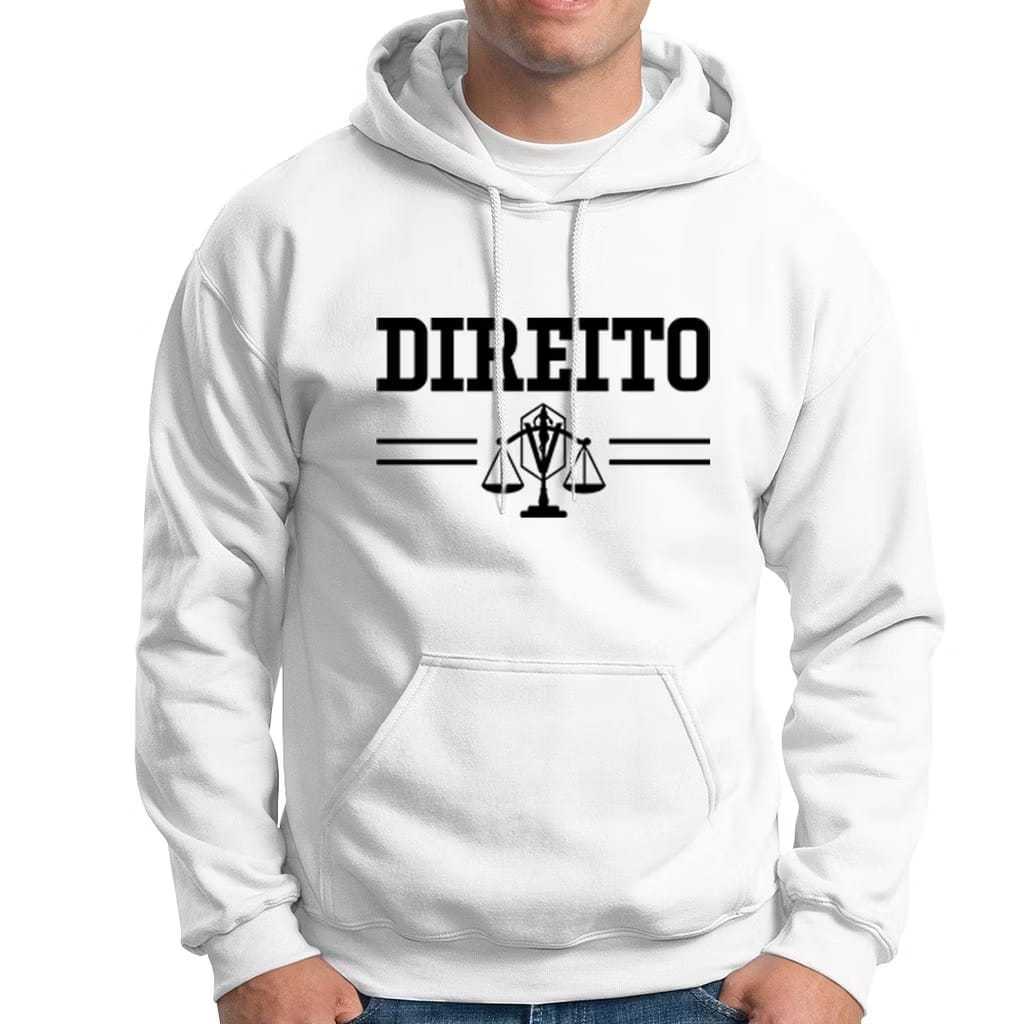 Blusa de moletom Canguru Estampa PROFISSOES DIREITO ADVOGADO POR AMOR Alta qualidade