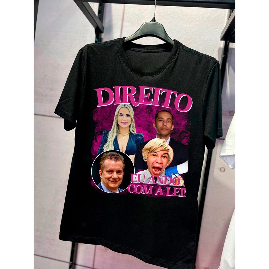 unissex Camiseta Faculdade Direito Deloane Eu Ando Com A Lei Advogado