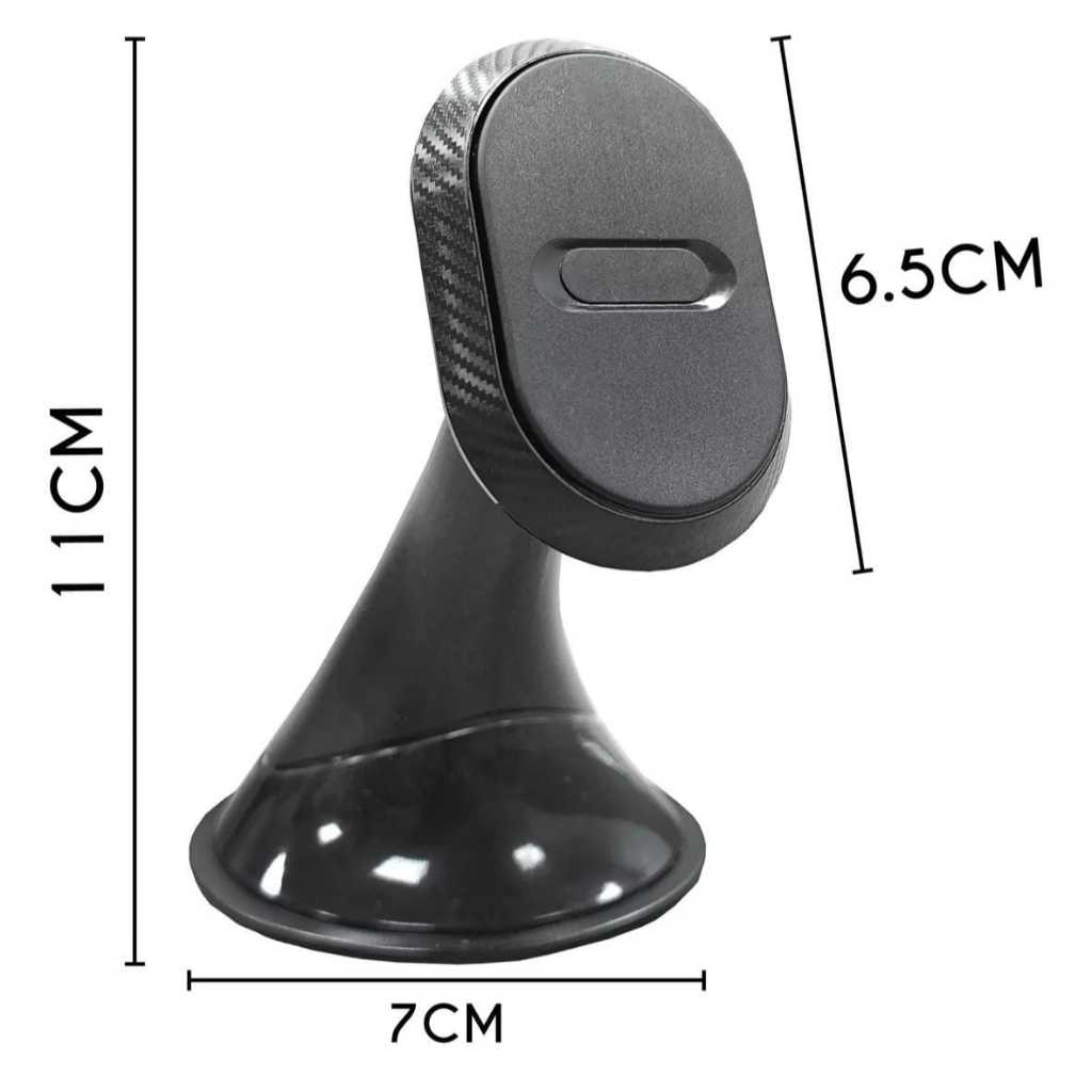 Suporte Celular Veicular Magnético Ventosa 360º - BM - Z77