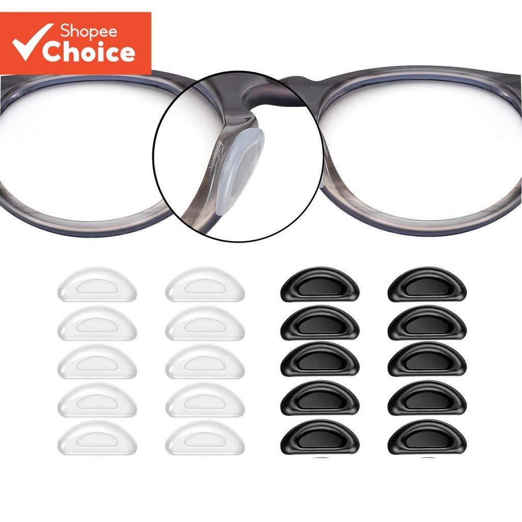 Almofadas Adesivas Para Nariz , Silicone Antiderrapante , Óculos , De Sol , 20 Peças