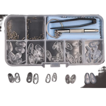 Kit Reparo Para Óculos Almofadas Plaquetas P/ Nariz Antiderrapantes Substituição  **verificar descrição**