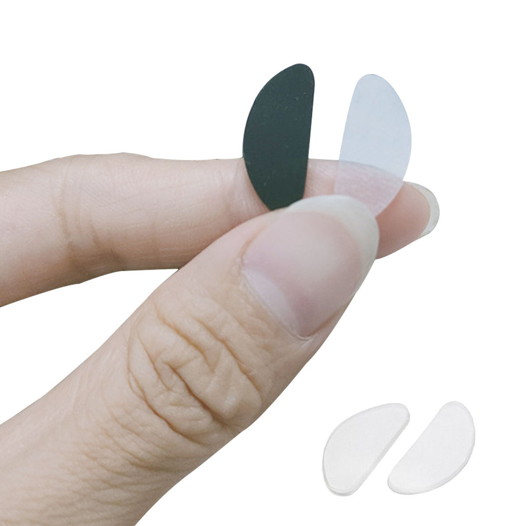 [wisdomt] 10 Pares De Óculos Em Forma De D , Almofadas De Nariz Antiderrapantes , Adesivos De Silicone Macio , Protetore