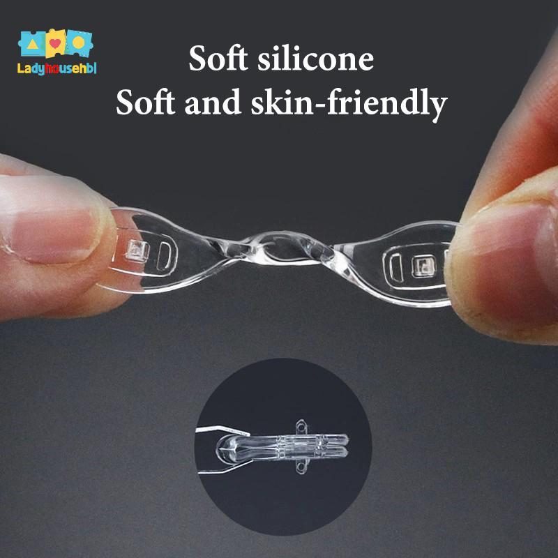 LAHG > 4 Unidades De Almofadas De Nariz De Silicone Antiderrapantes Em Forma De U-Kits De Reparo Para Óculos , Acessório