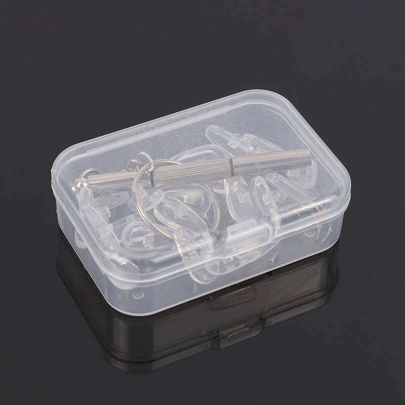 [lovego] 1 Conjunto De Silicone Para Óculos , Almofada Nariz , Airbag , Macio , Antiderrapante De Com Chaves De Fenda ,