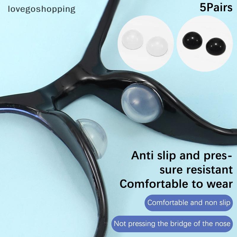 [lovego] Óculos Antiderrapantes Suportes Nasais Silicone Invisíveis Almofada De Ar Almofadas De Nariz Transparente Macio
