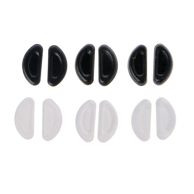 Estone 10 Pares Antiderrapantes Silicone Macio Para Óculos, Protetores Nariz Autoadesivos Confortáveis, Protegem
