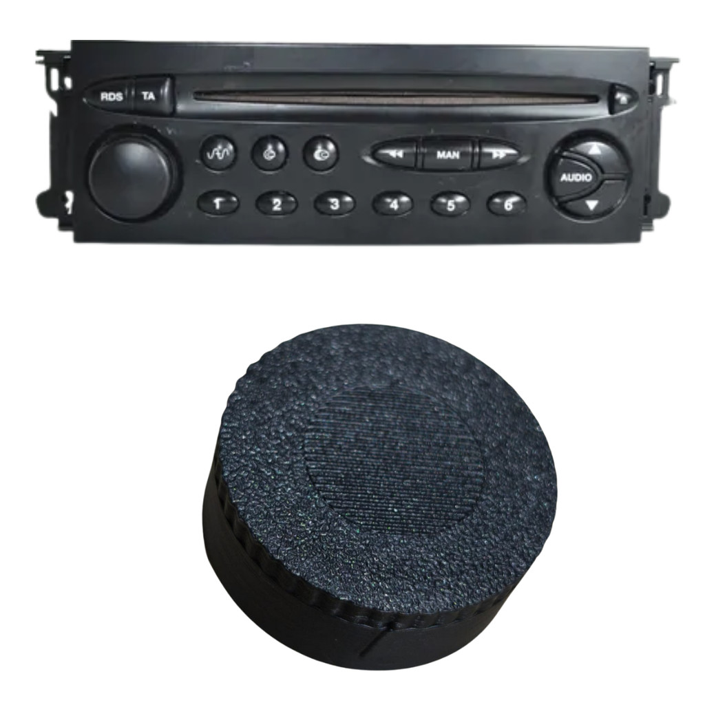 Botão Rádio Som Giratorio Volume Citro Xsara Picasso 2001 2002 2003 2004 2005 2010 96618202xt