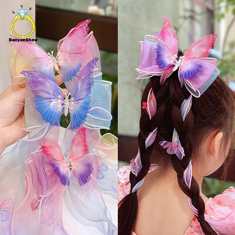 [BANY] Acessórios Para Cabelo Infantil , Laços , Fitas Trançadas , Grampos De , Verão , Meninas , Princesa , Bons